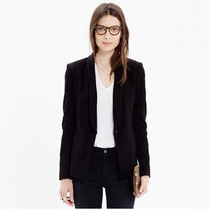 MADEWELL black tux blazer size 8